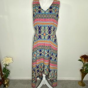 Maia Paisley Print Sleeveless Maxi Dress